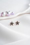 Heliophilia Silver Pendientes de Plata de Ley 925 Negros Stud NRZ99417